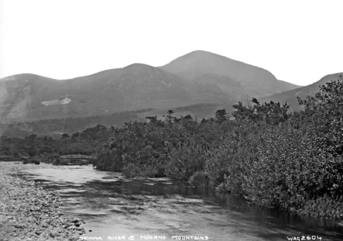 Framed Print : Shimna River and Mourne Mountains Framed Print : Shimna River and Mourne Mountains