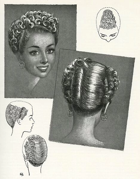 Shingle hairstyle 1940s