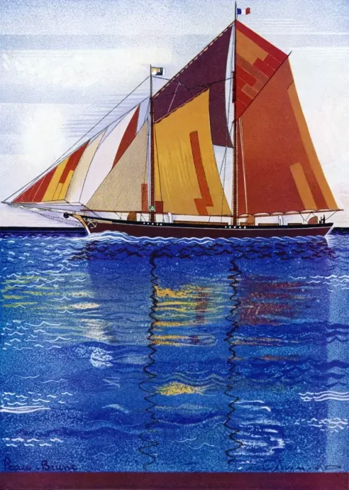 Framed Print : Ship on Blue Sea Framed Print : Ship on Blue Sea