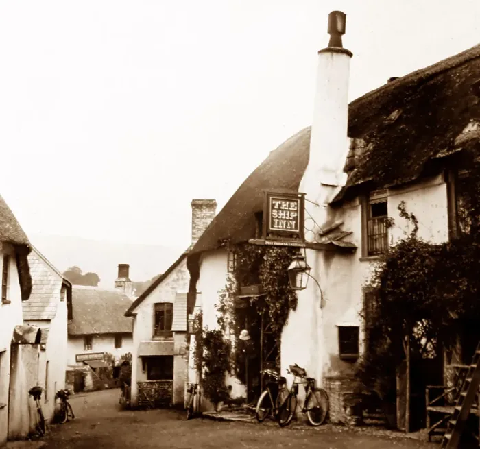 Framed Print : The Ship Inn, Porlock Framed Print : The Ship Inn, Porlock