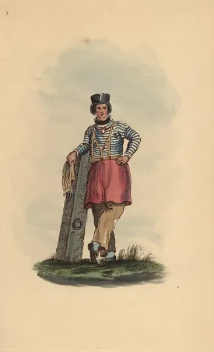 Framed Print : Ship pilot of Le Havre, circa 1815 Framed Print : Ship pilot of Le Havre, circa 1815