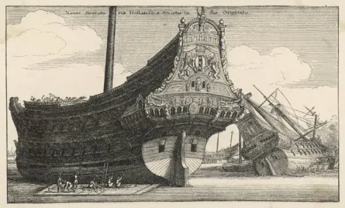 Framed Print : Ship Repairs Amsterdam