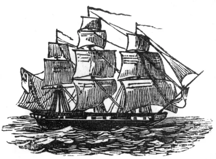 Framed Print : Ship woodcut Framed Print : Ship woodcut