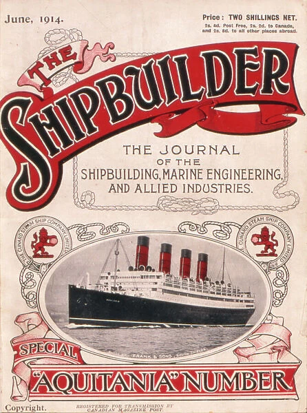 The Shipbuilder, Special Aquitania Number