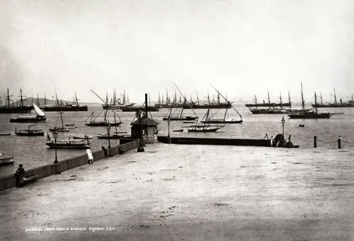 Framed Print : Shipping from Apollo Bunder, Bombay, Mumbai India Framed Print : Shipping from Apollo Bunder, Bombay, Mumbai India