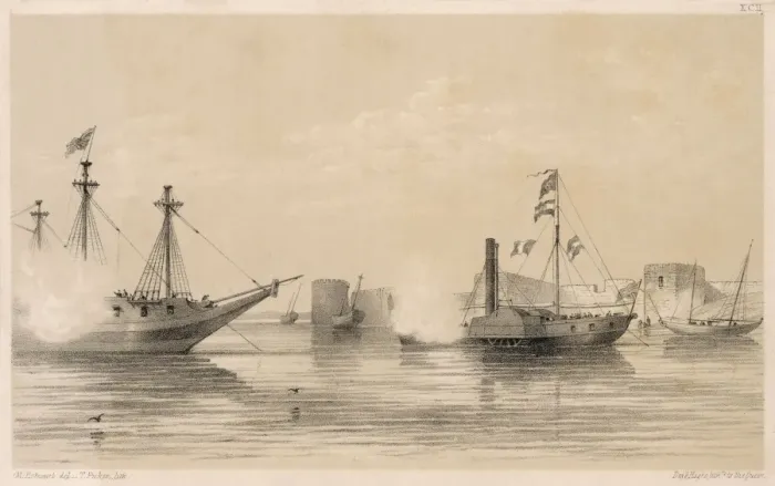 Framed Print : Ships at Basra Framed Print : Ships at Basra