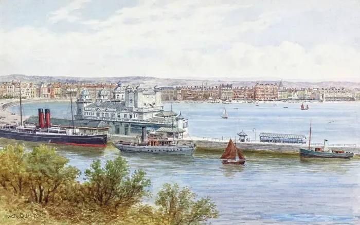 Framed Print : Ships and boats at Weymouth, Dorset Framed Print : Ships and boats at Weymouth, Dorset