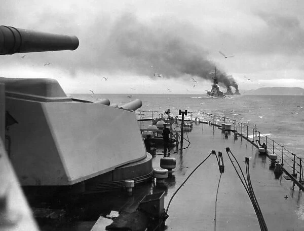 Ships of the British Grand Fleet, Scottish coast, WW1