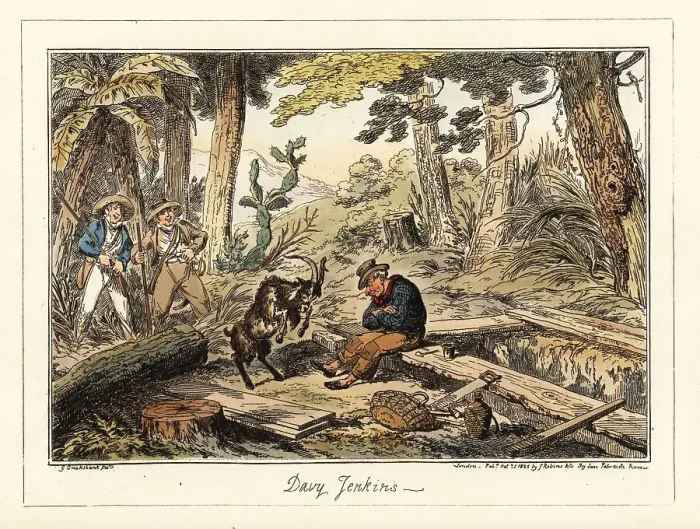 Framed Print : A ship's carpenter's mate near a saw pit in a Brazil jungle Framed Print : A ship's carpenter's mate near a saw pit in a Brazil jungle