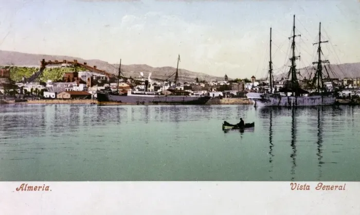 Framed Print : Ships in the harbour, Almeria, Andalusia, Spain Framed Print : Ships in the harbour, Almeria, Andalusia, Spain