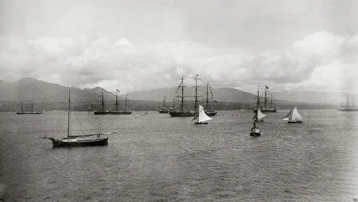 Framed Print : Ships in the harbour Vancouver, British Columbia, Canada 188 Framed Print : Ships in the harbour Vancouver, British Columbia, Canada 188