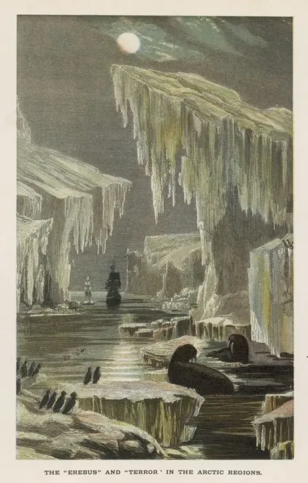 Framed Print : SHIPS AMONG ICEBERGS Framed Print : SHIPS AMONG ICEBERGS