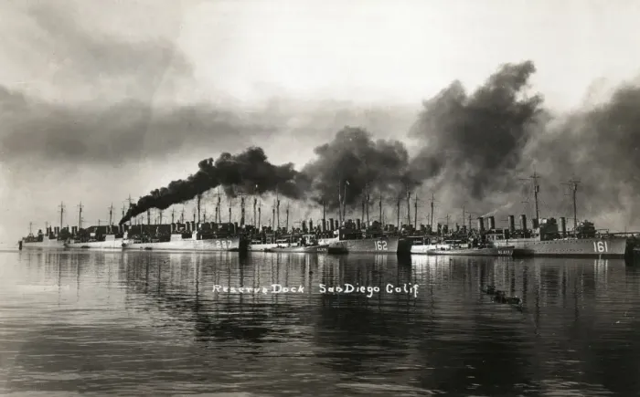 Framed Print : Ships in Reserve Dock, San Diego, California, USA Framed Print : Ships in Reserve Dock, San Diego, California, USA