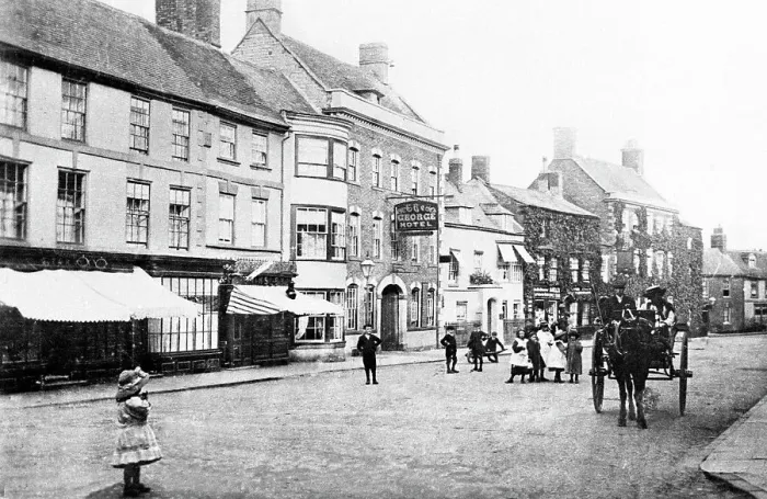 Framed Print : Shipston on Stour early 1900's Framed Print : Shipston on Stour early 1900's