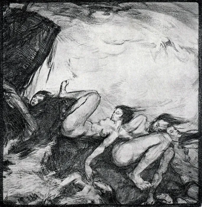Framed Print : Shipwreck. Drawing of what appears to be shipwreck victims, laid in contorted positions Framed Print : Shipwreck. Drawing of what appears to be shipwreck victims, laid in contorted positions