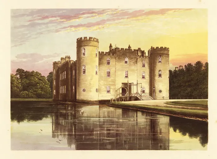 Framed Print : Shirburn Castle. Oxfordshire, England Framed Print : Shirburn Castle. Oxfordshire, England
