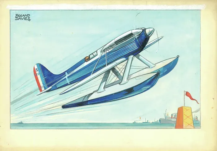 Framed Print : Shneider Trophy Plane Framed Print : Shneider Trophy Plane