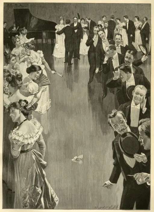 Framed Print : Whose Shoe? - scene at a dance Framed Print : Whose Shoe? - scene at a dance