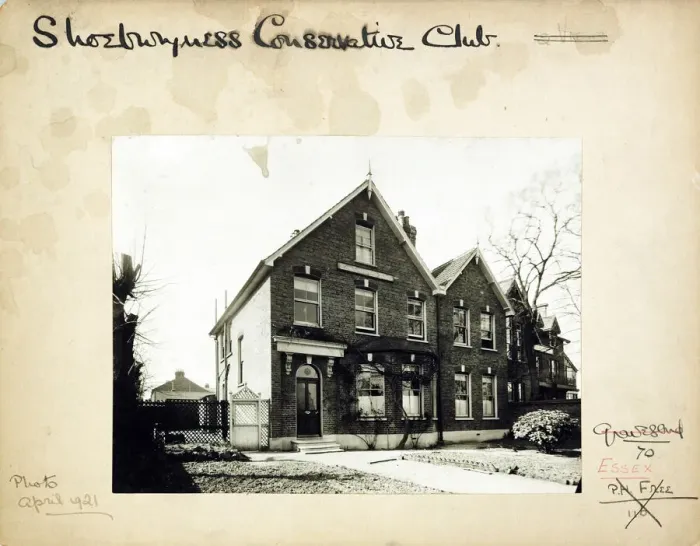 Framed Print : Shoeburyness Conservative Club, Shoeburyness, Essex Framed Print : Shoeburyness Conservative Club, Shoeburyness, Essex