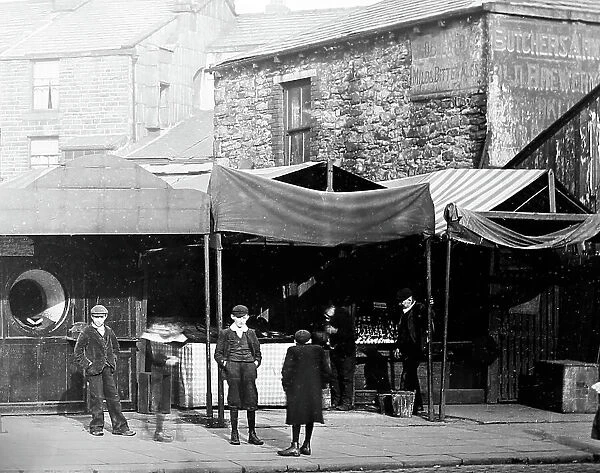 Shooting Gallery, Market Street, Burnley, early 1900s