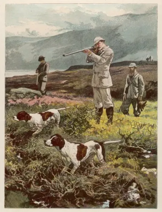 Framed Print : Shooting on the Moors Framed Print : Shooting on the Moors