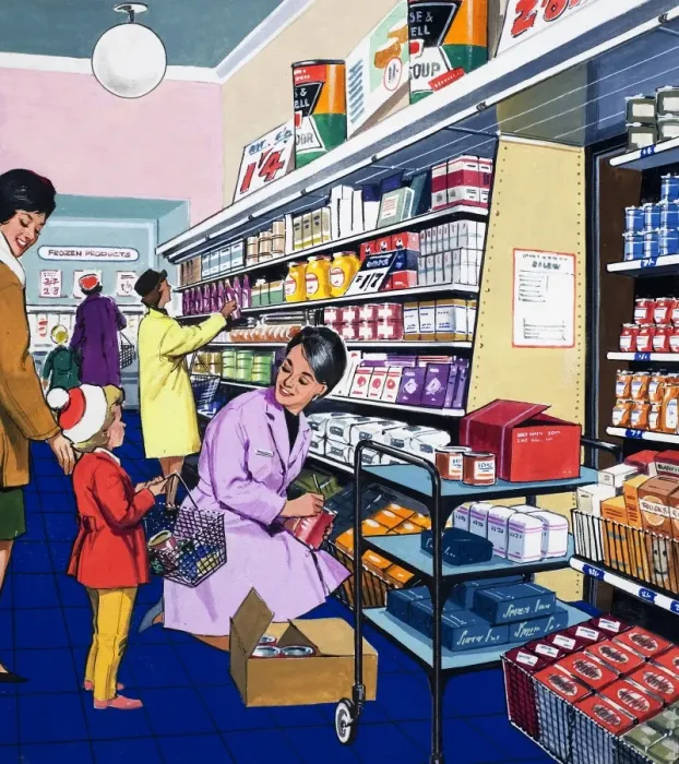 Framed Print : Shop Assistant Framed Print : Shop Assistant
