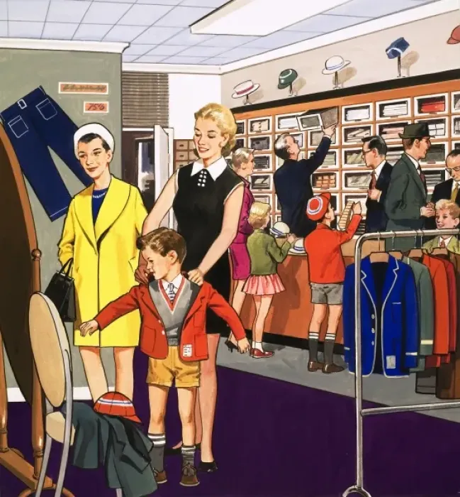 Framed Print : Shop assistant Framed Print : Shop assistant