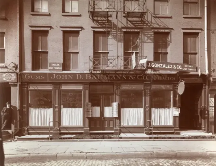 Framed Print : Shop front, New York Framed Print : Shop front, New York