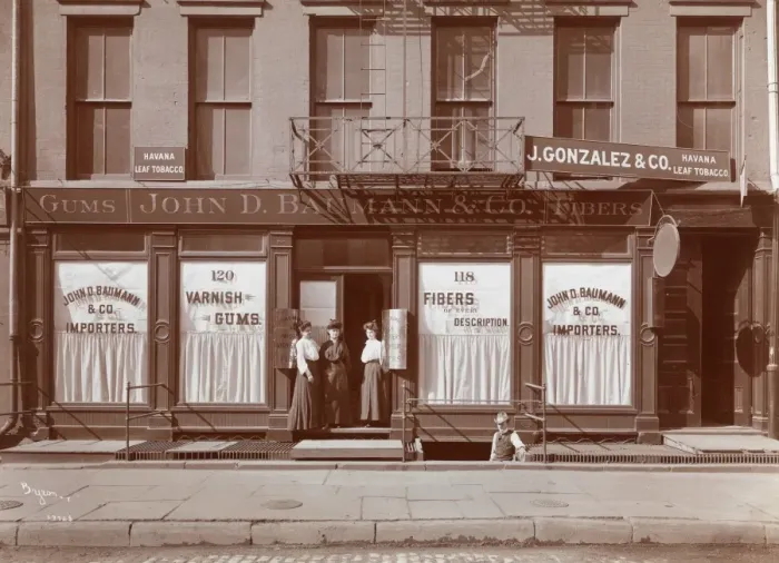Framed Print : Shop front, New York Framed Print : Shop front, New York