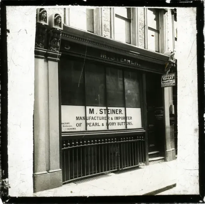 Framed Print : Shopfront, Barbican Area, London Framed Print : Shopfront, Barbican Area, London