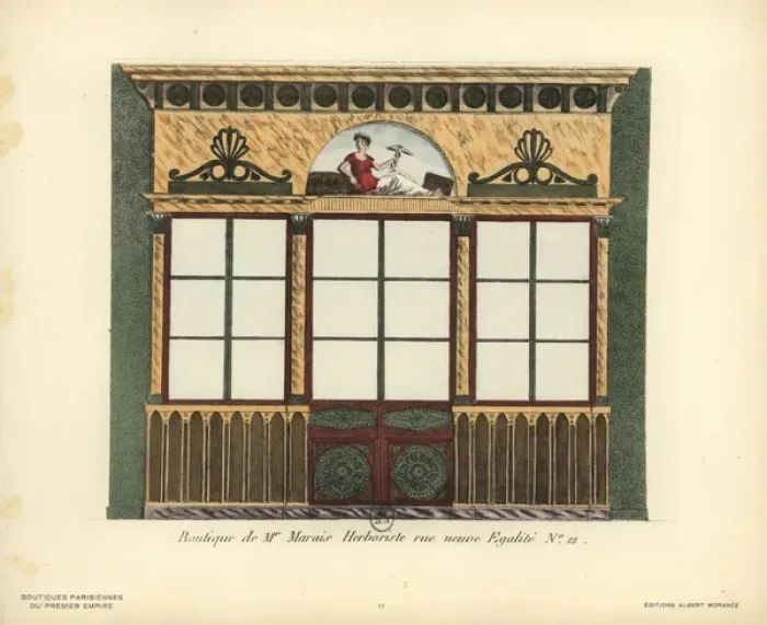 Framed Print : Shopfront of Marais herbalist or apothecary Framed Print : Shopfront of Marais herbalist or apothecary