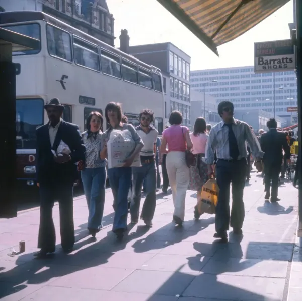 Late 1970s Reading Street Scene Art Prints, Posters