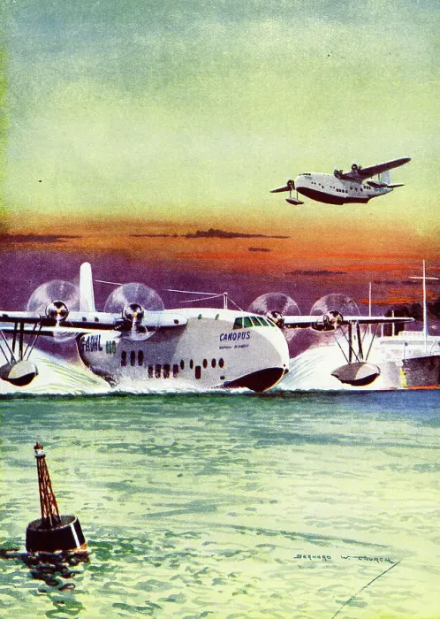 Framed Print : Short Brothers Empire flying boat Canopus Framed Print : Short Brothers Empire flying boat Canopus