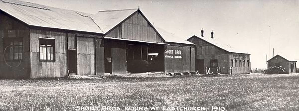 The Short Brothers Works at Eastchurch in 1910