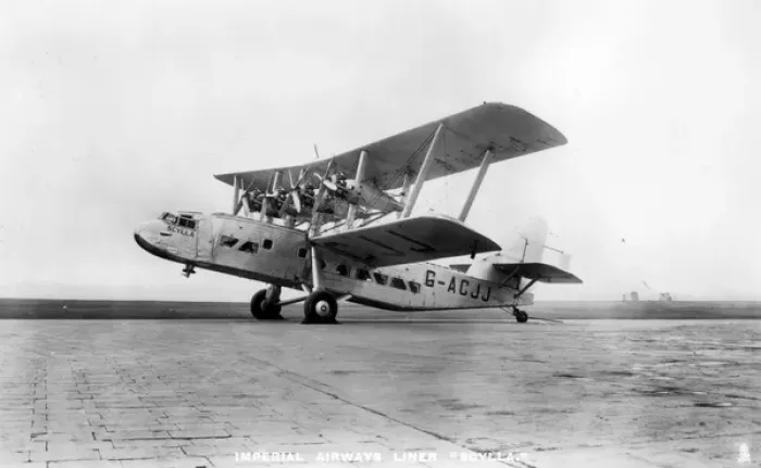 Framed Print : Short L17 Scylla G-ACJJ of Imperial Airways Framed Print : Short L17 Scylla G-ACJJ of Imperial Airways
