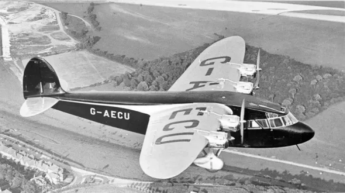 Framed Print : Short S22 Scion Senior G-AECU Framed Print : Short S22 Scion Senior G-AECU