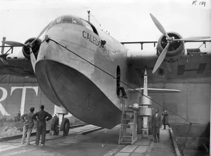 Framed Print : Short S23 Empire Flying Boat G-ADHM Caledonia Framed Print : Short S23 Empire Flying Boat G-ADHM Caledonia