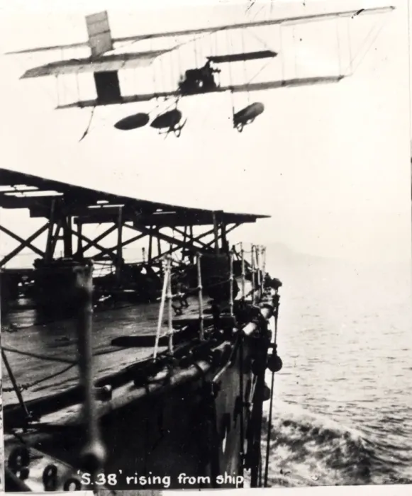 Framed Print : The Short S38, piloted by Commander Charles Rumney Samson Framed Print : The Short S38, piloted by Commander Charles Rumney Samson