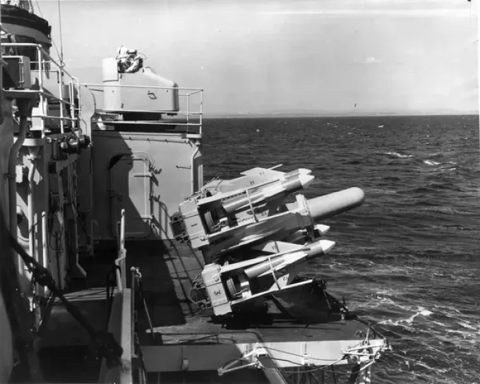 Framed Print : Short Seacat ship-to-air missile Framed Print : Short Seacat ship-to-air missile