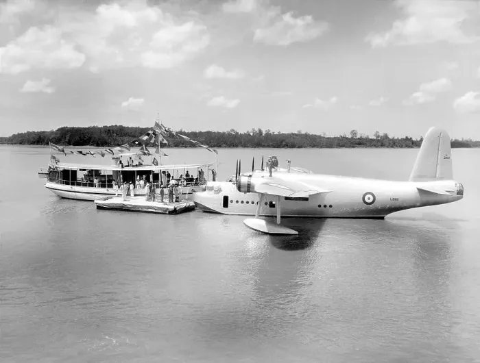 Framed Print : Short Sunderland Mk. I L2160 Selangor Framed Print : Short Sunderland Mk. I L2160 Selangor