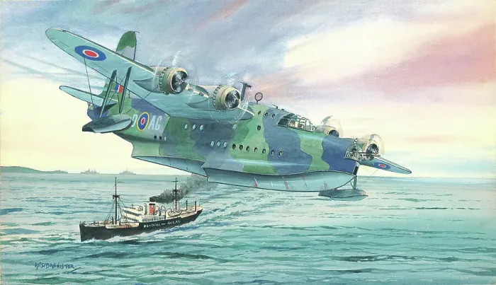 Framed Print : Short Sunderland RAF royal air force aviation Framed Print : Short Sunderland RAF royal air force aviation