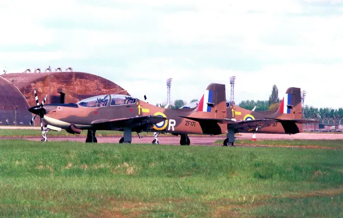 Framed Print : Short Tucano T. 1 ZF171 and ZF317 Framed Print : Short Tucano T. 1 ZF171 and ZF317