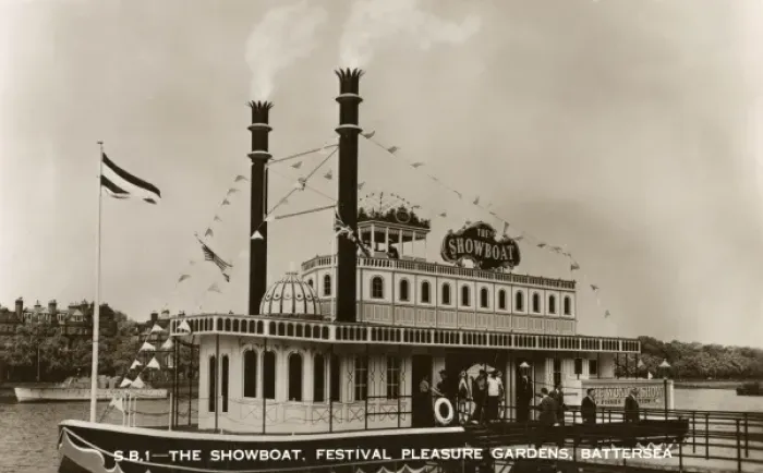 Framed Print : Showboat, Festival Pleasure Gardens, Battersea, London Framed Print : Showboat, Festival Pleasure Gardens, Battersea, London