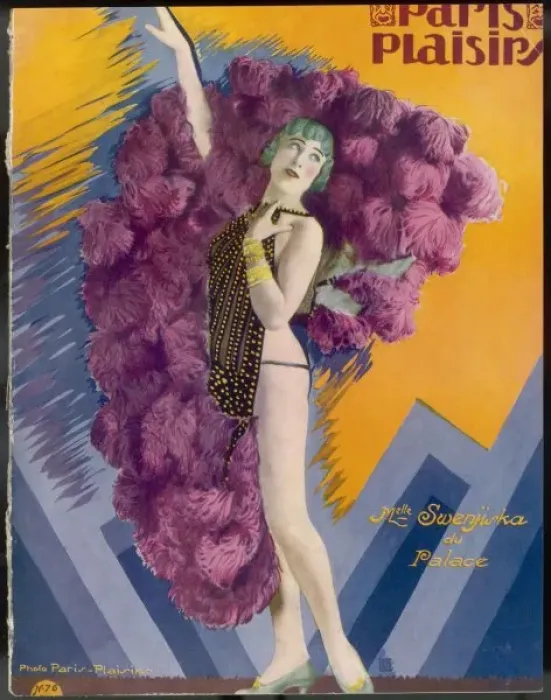 Framed Print : Showgirl Swenjiska 1928