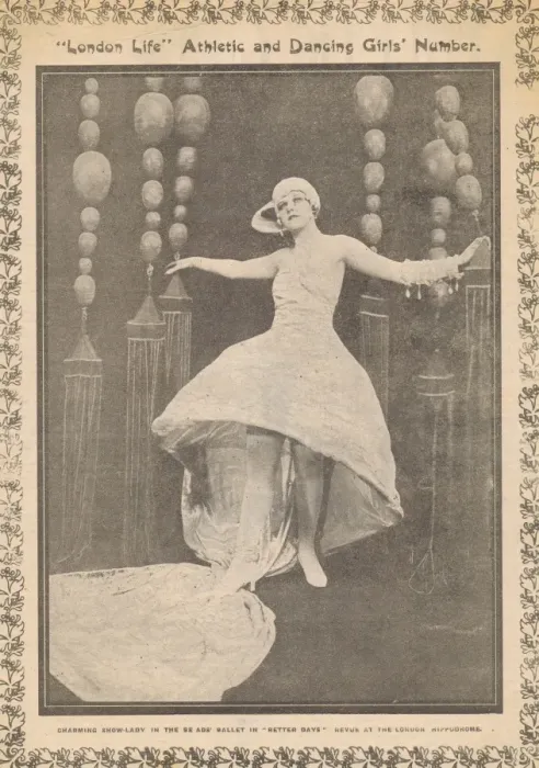 Framed Print : A showgirls in the Beads Ballet of Better Days Framed Print : A showgirls in the Beads Ballet of Better Days