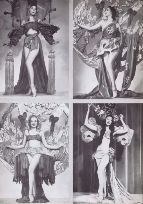 Framed Print : Showgirls in Billy Roses show Lets Play Fair Framed Print : Showgirls in Billy Roses show Lets Play Fair