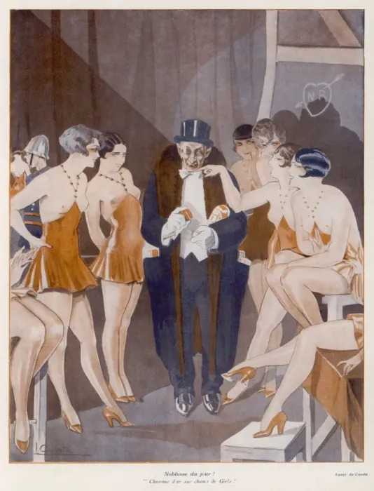 Framed Print : Showgirls / Rich Patron Framed Print : Showgirls / Rich Patron