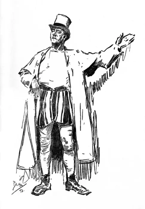 Framed Print : The Showman - An Extinct Type. - character portrait Framed Print : The Showman - An Extinct Type. - character portrait