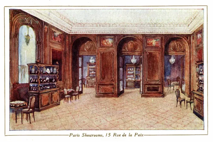 Framed Print : Showrooms, Lacloche Freres, Jewellers, Paris, France