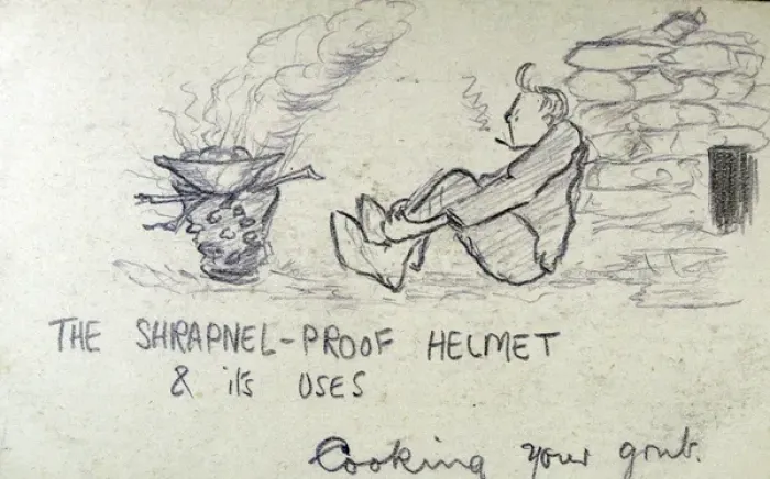 Framed Print : The Shrapnel-Proof Helmet & its Uses Framed Print : The Shrapnel-Proof Helmet & its Uses